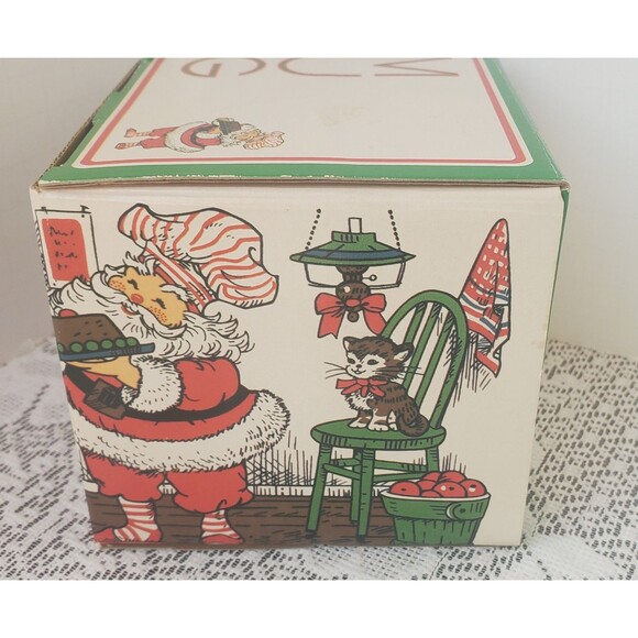 Potpourri Press VTG Christmas Graphics Santa Mrs. Claus Empty Box Ephemera 1960s - Picture 3 of 9